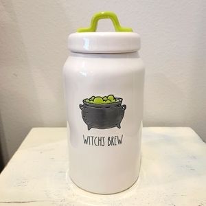 Rae Dunn Witches Brew skinny cauldron canister
